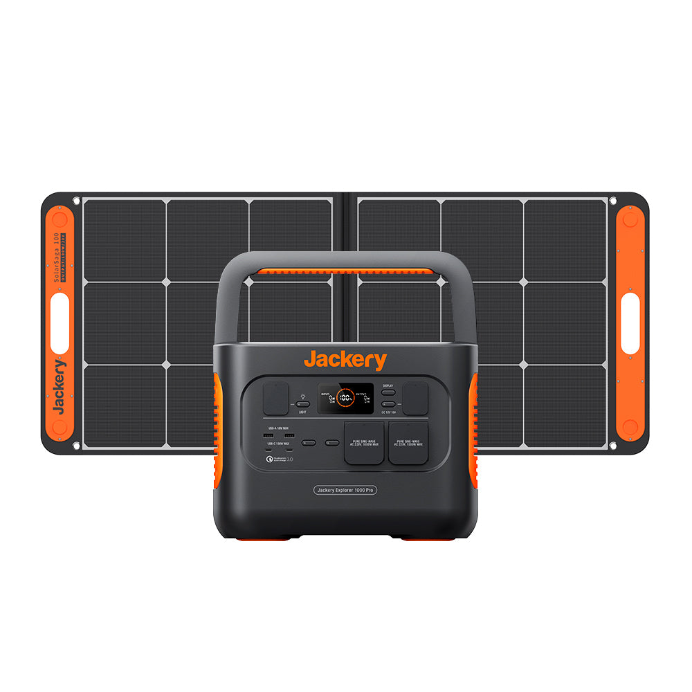 Jackery  Solar Generator 1000 Pro 휴대용 파워뱅크 세트
